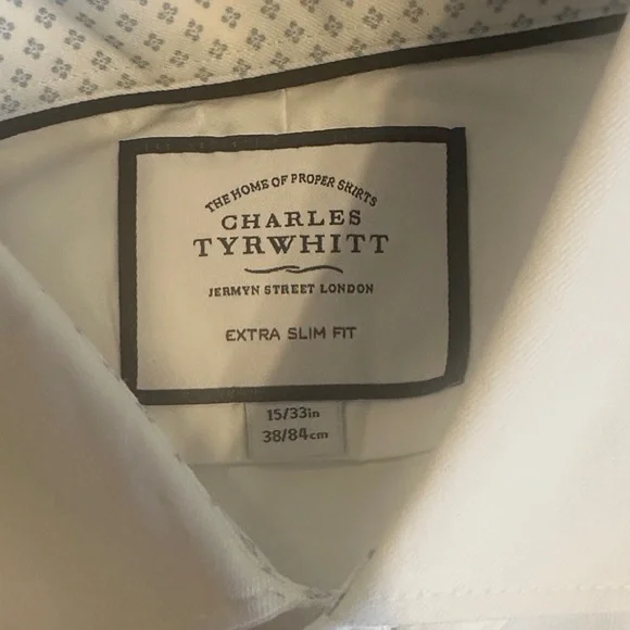 Charles Tyrwhitt Light Blue Dress Shirt - Picture 3 of 3